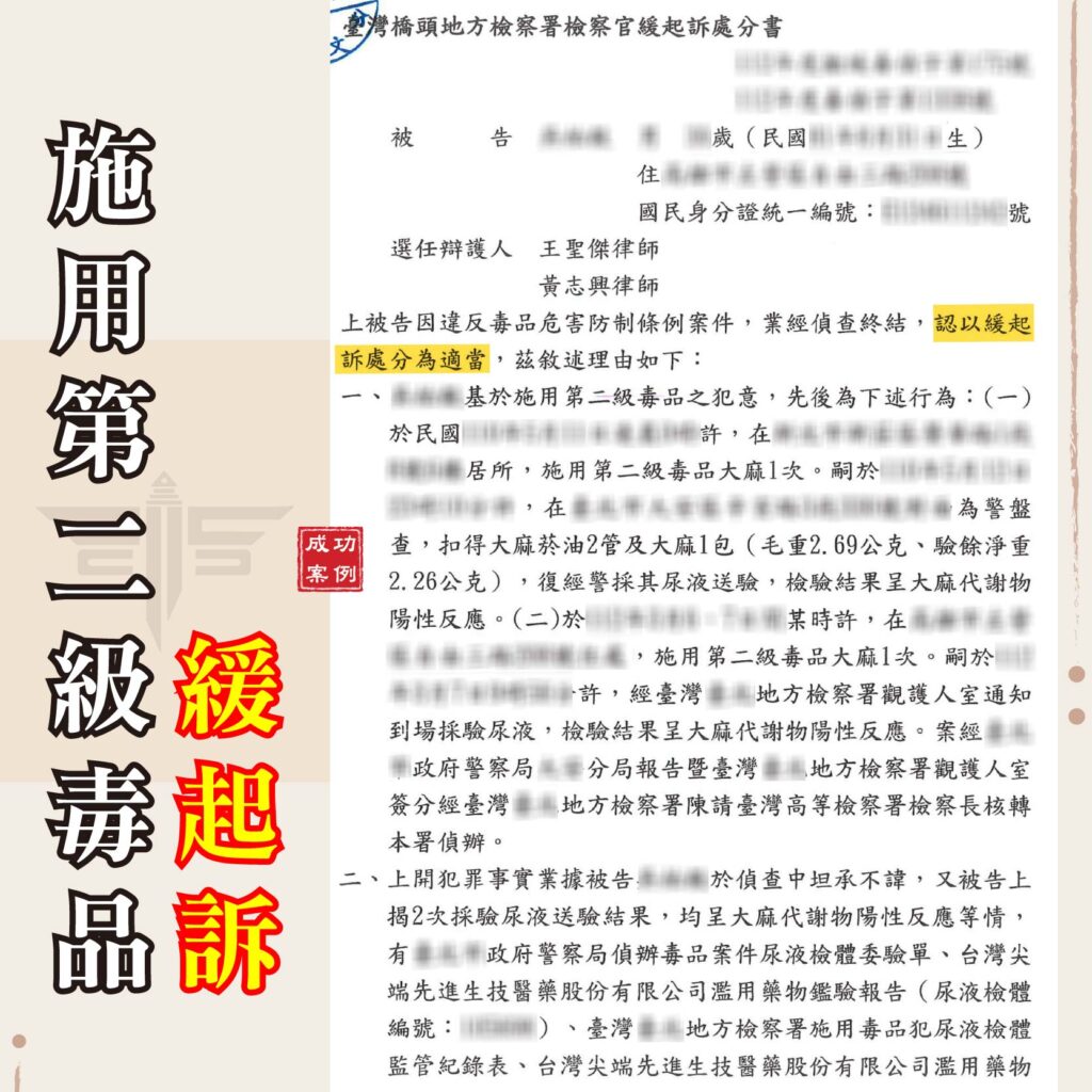 吸食大麻被抓怎麼辦？毒品案律師教你爭取緩起訴戒癮治療，免除勒戒與入獄危機！