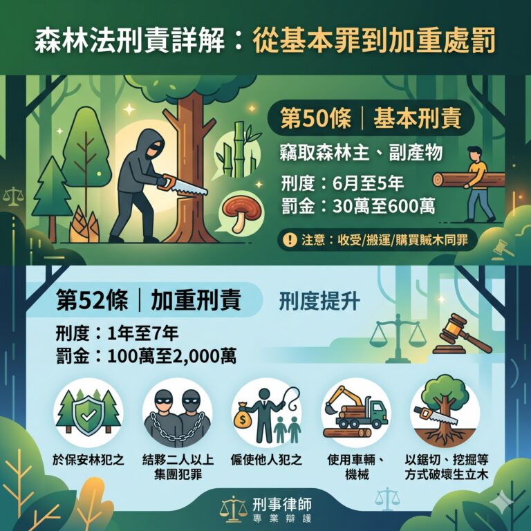 盜伐林木刑責重?刑事律師解析《森林法》:山老鼠最重判 10 年半!