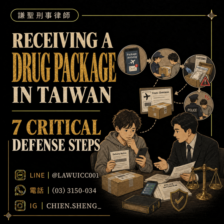 Receiving a Drug Package in Taiwan