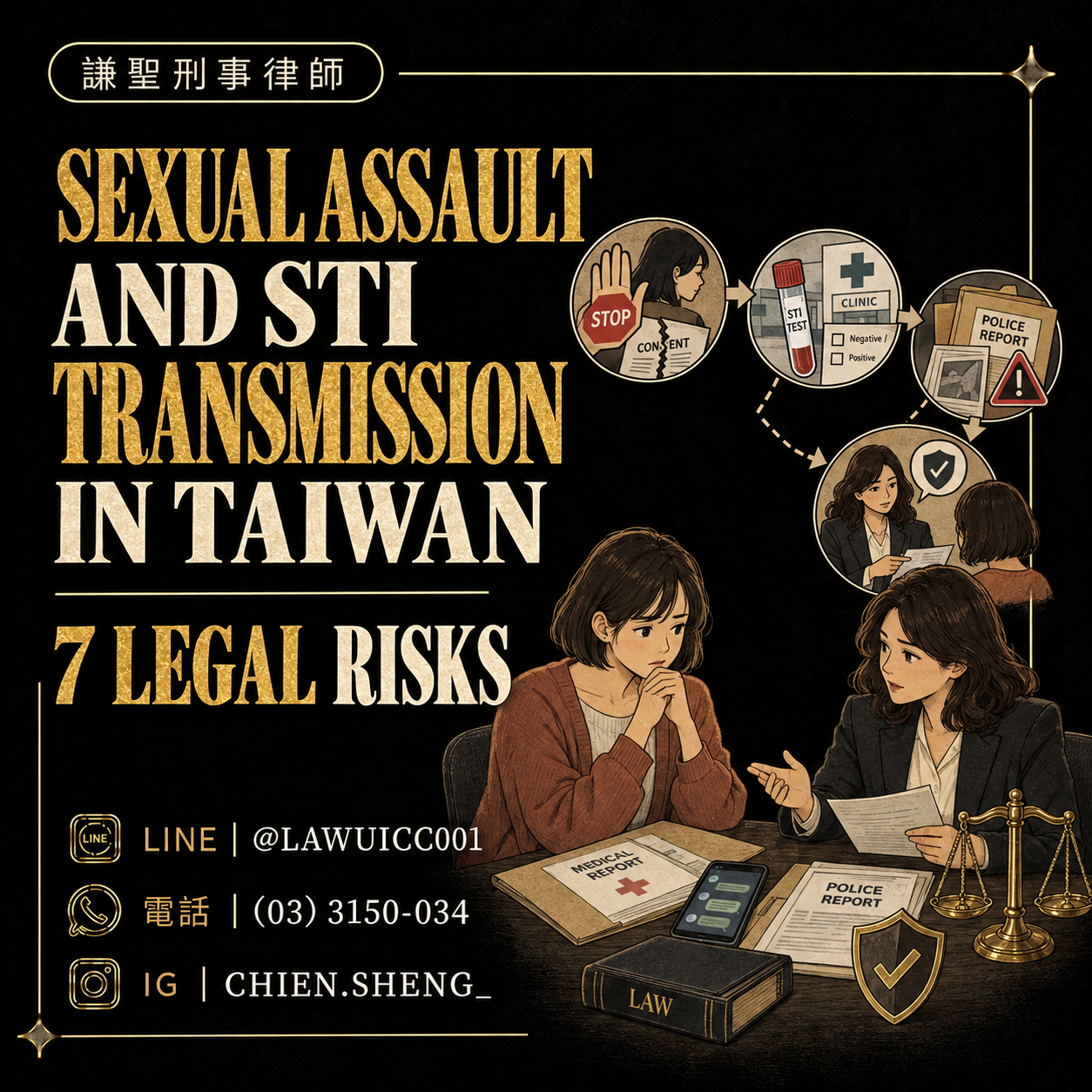 Sexual Assault and STI Transmission in Taiwan