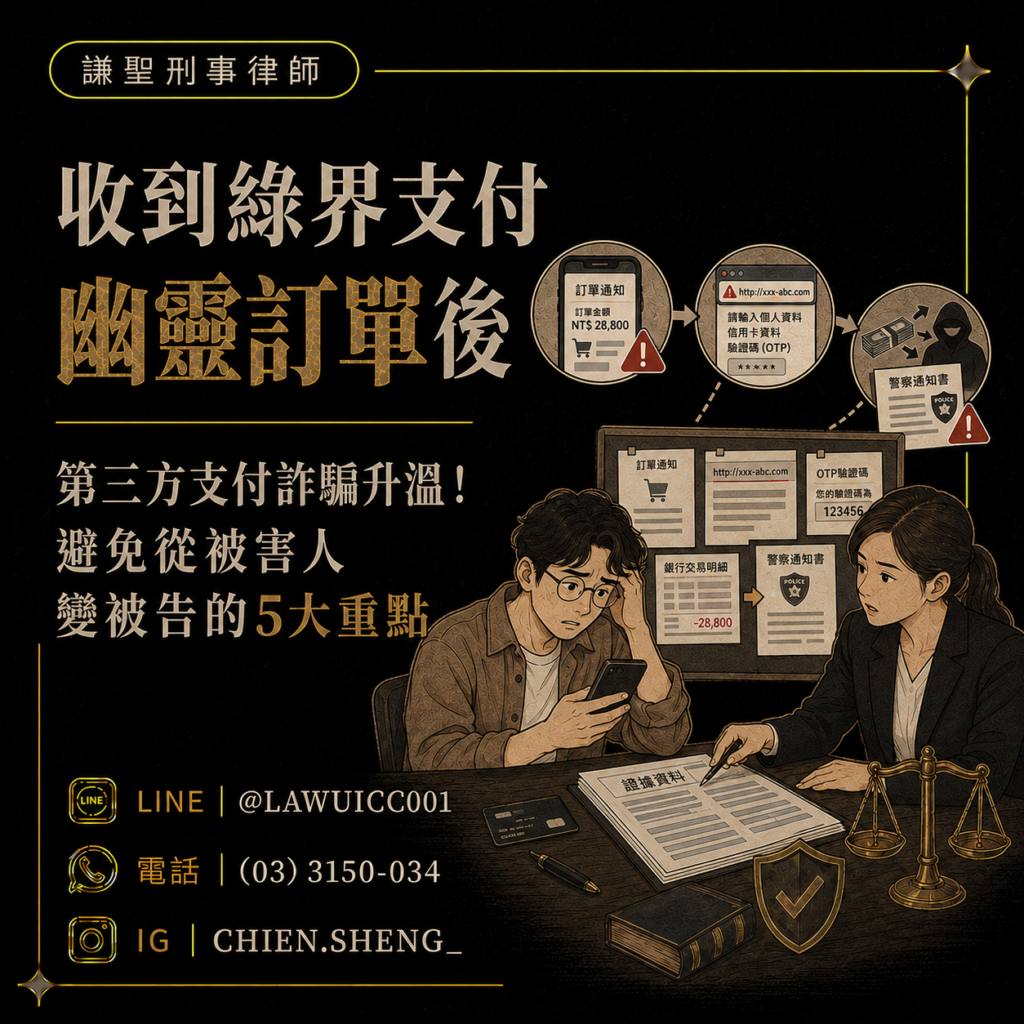 第三方支付詐騙－假冒綠界支付幽靈訂單