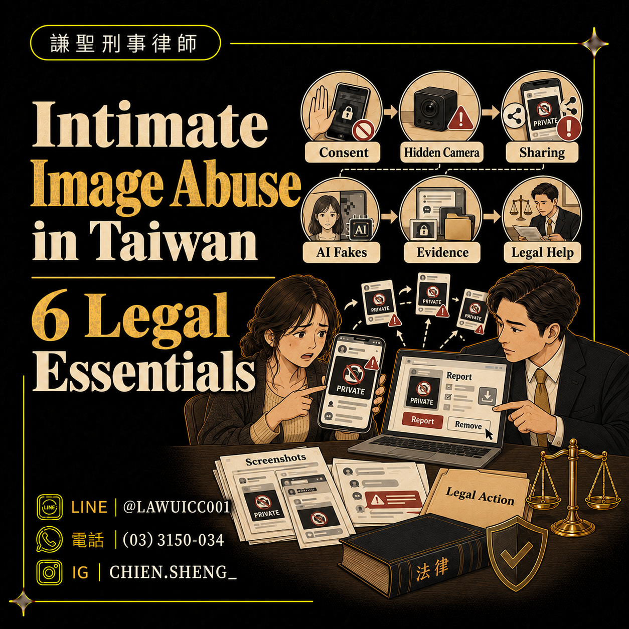 Intimate Image Abuse in Taiwan: legal guidance on secret recordings, unauthorized sharing and AI sexual deepfakes